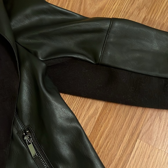 Bagatelle black pleather jacket - Picture 4 of 6